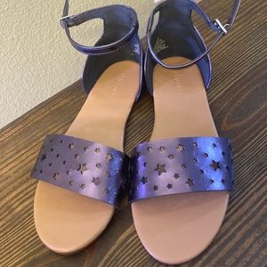 Purple star sandals size 3